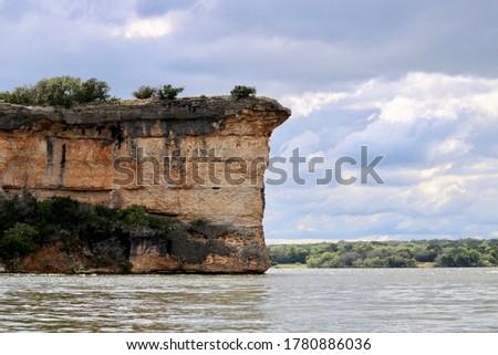 This is one half of Hell's Gate, located on Possum Kingdom Lake 