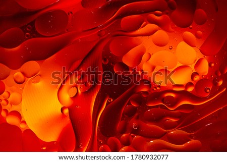 Abstract background as a result of a mixture of water and oil