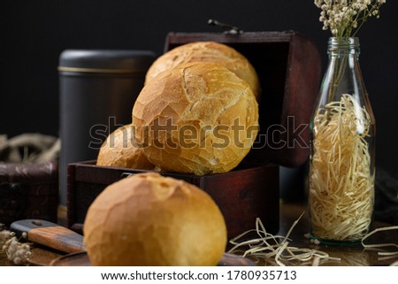 Fresh Baked French round Bread