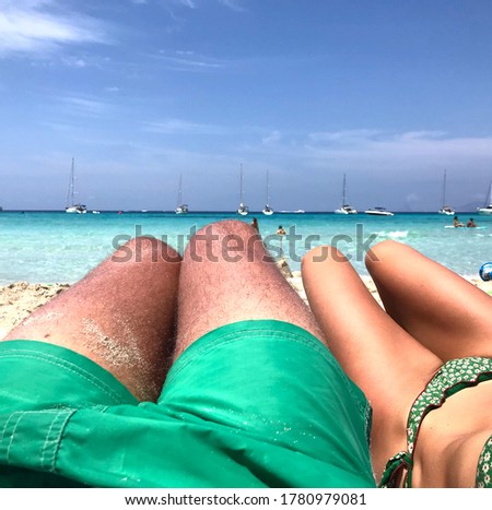 Couple picture in the beach