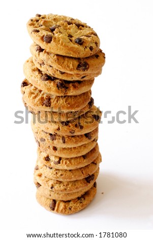Stack of cookies Royalty-Free Stock Photo #1781080