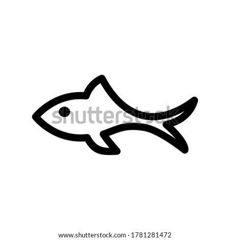 goldfish icon or logo isolated sign symbol vector illustration - high quality black style vector icons
