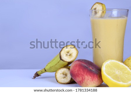 fresh smoothie - healthy fruity drink