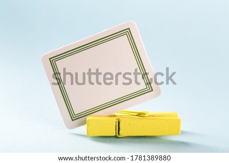 Blank frame label with beautiful background.
