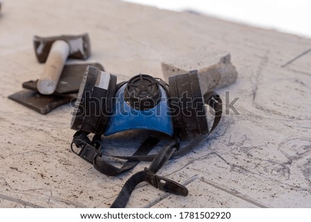 industrial dust and gas mask