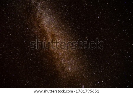 Milky way with a small image of Saturn over Olympic National Park