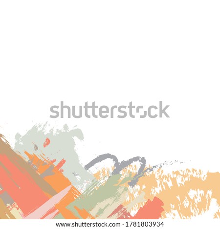 Abstract colorful paint brush and strokes, scribble pattern background. colorful nice hand drawn for your design. modern beautiful grunge and stripes backdrop