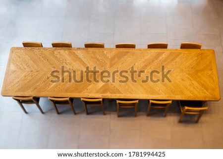 Interior of a small cafe, stock photo