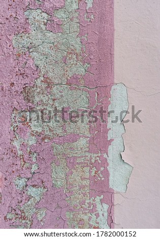 abstract dirty pink stone wall texture background. old stone background with cracks. Template for design