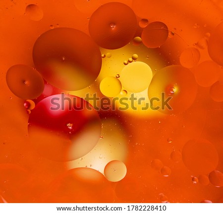 Bright colorful liquid circles background