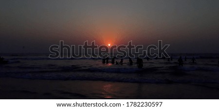 Goa Beach Pictures during Sunrise & Sunset