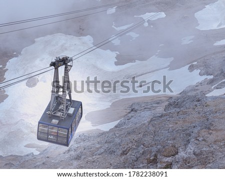 The Zugspitze breathtaking cable car ride, Garmisch Partenkirchen, Germany 21-07-2020