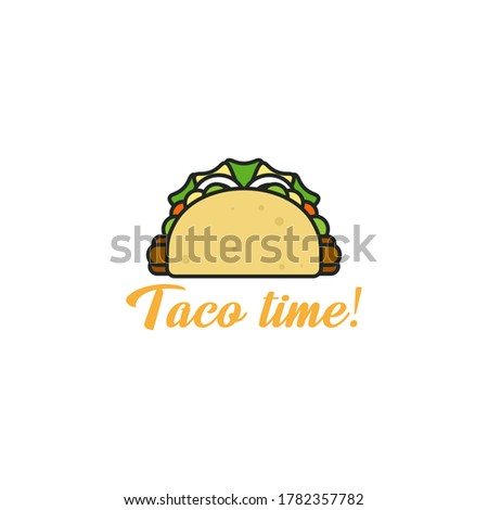 Illustration Vector Graphic of Tacos Food. Perfect to use for Food Business