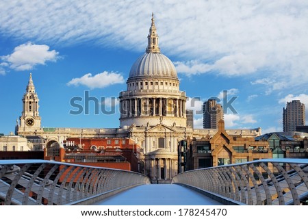 London - St Paul Cathedral, UK Royalty-Free Stock Photo #178245470