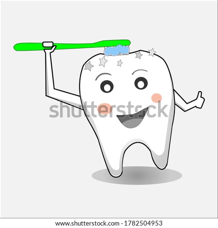 keep teeth healthy vector icon lodo symbol illustration template