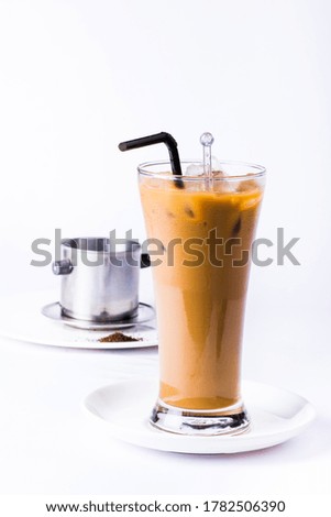 chilled cold coffee  summer refreshment