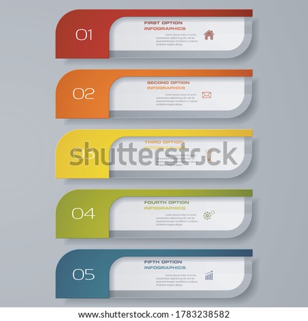 Design clean number banners template. Vector. EPS 10.	