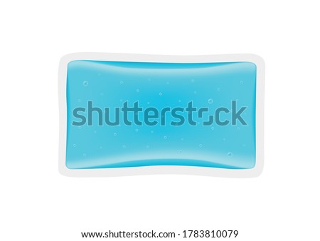 hot and cold gel pack vector . first aid on white background Royalty-Free Stock Photo #1783810079