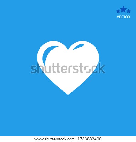 heart icon. Vector illustration EPS 10.