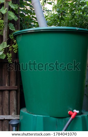 rain water container for gardening 