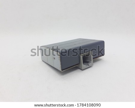 Electronic Data Converter Device in White Isolated Background