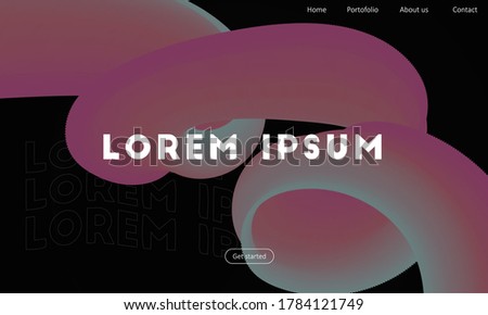 Gradient Light red and pinky flowing landing page background.