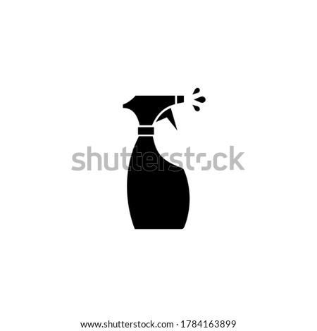 Spray bottle icon. Antiseptic spray. Disinfectant concept. Vector on isolated white background. EPS 10