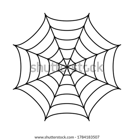 Vector Spider Web Cob Web Illustration Royalty-Free Stock Photo #1784183507