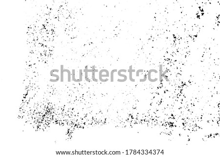 Grunge black and white texture background (Vector). Use for decoration, aging or old layer