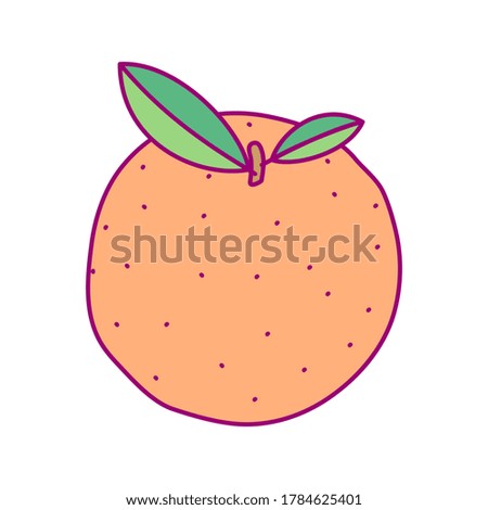image cute drawn fruit clip art citrus