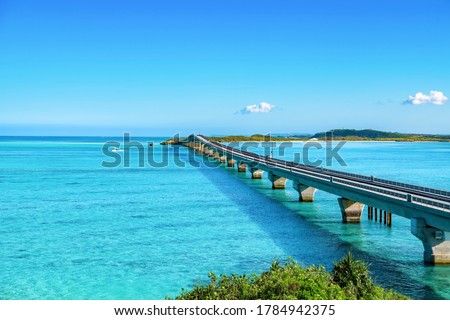 Ikema Bridge between Miyako and Ikema Islands, Okinawa, Japan