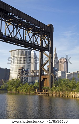 Bridge in Cleveland, Ohio, USA