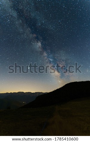 Milky way on a summer night from 2020