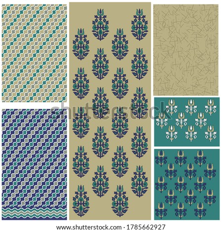 abstract Mix match pattern design Royalty-Free Stock Photo #1785662927