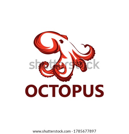 Octopus Logo Template Design Vector