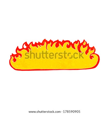 cartoon fire border
