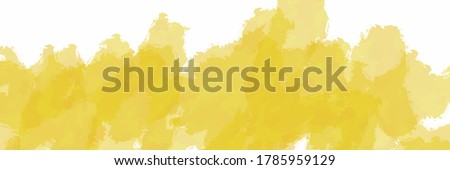 Yellow watercolor background for textures backgrounds and web banners design
