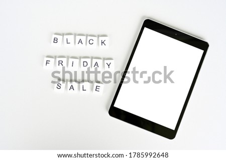 black friday sale Concept shopping sale to year