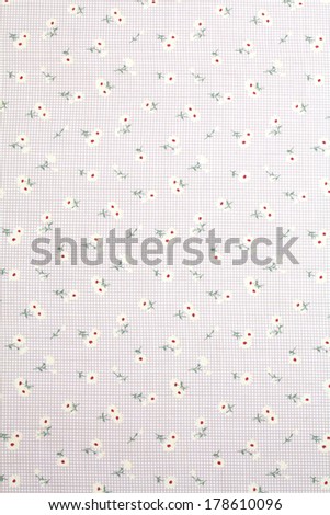 flowers pattern in fabric