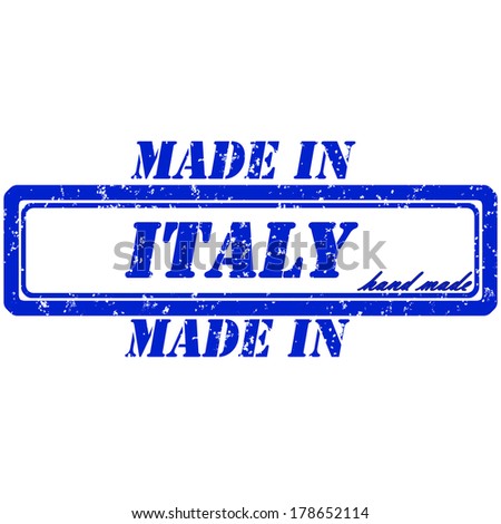 rubber stamp made in italy hand made