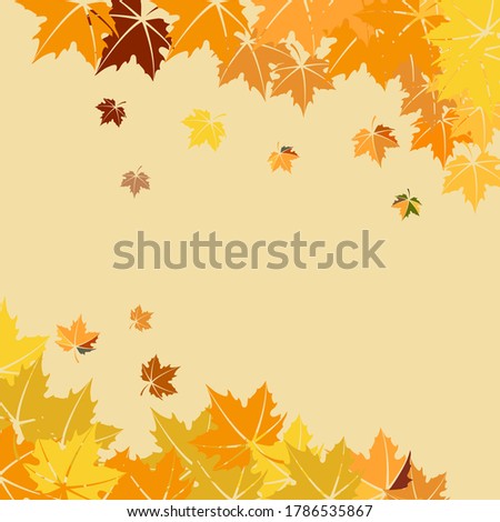 Autumn background color illustration. EPS10
