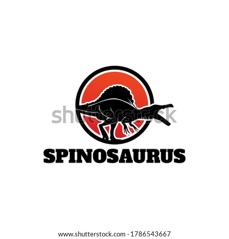 Spinosaurus Logo Template Design Vector