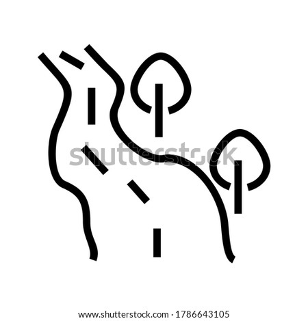 river icon or logo isolated sign symbol vector illustration - high quality black style vector icons
