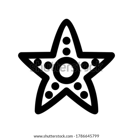 starfish icon or logo isolated sign symbol vector illustration - high quality black style vector icons
