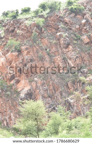 Rock stone mountain closeup picture.