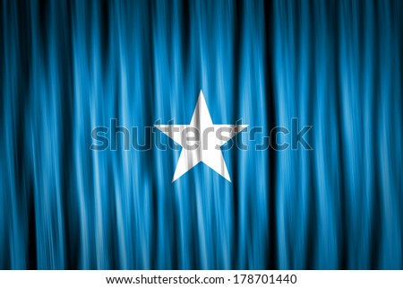 Somalia flag and abstract background 