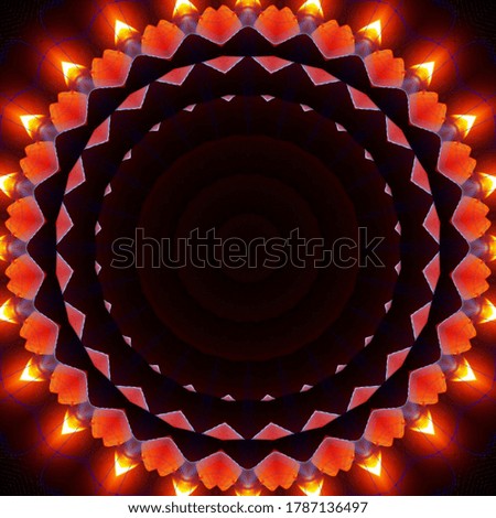 Seamless geometric ornamental background. Abstract colorful pattern

