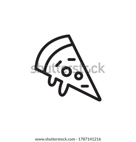 Pizza Icon Design Vector Template