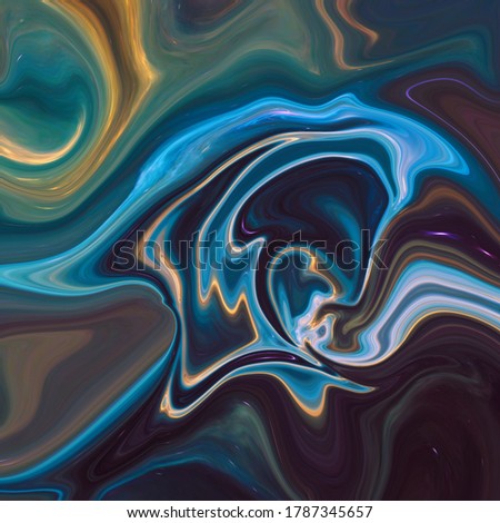 Liquid abstract paint texture Photo