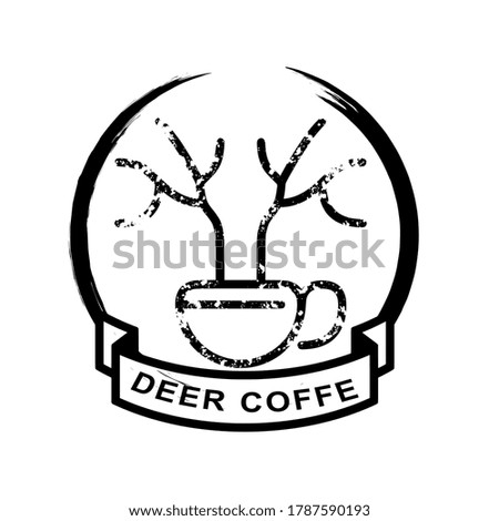 coffee and deer logos for business